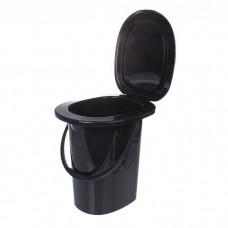 Ведро-туалет 17л 'Эконом' черный (М6355) 